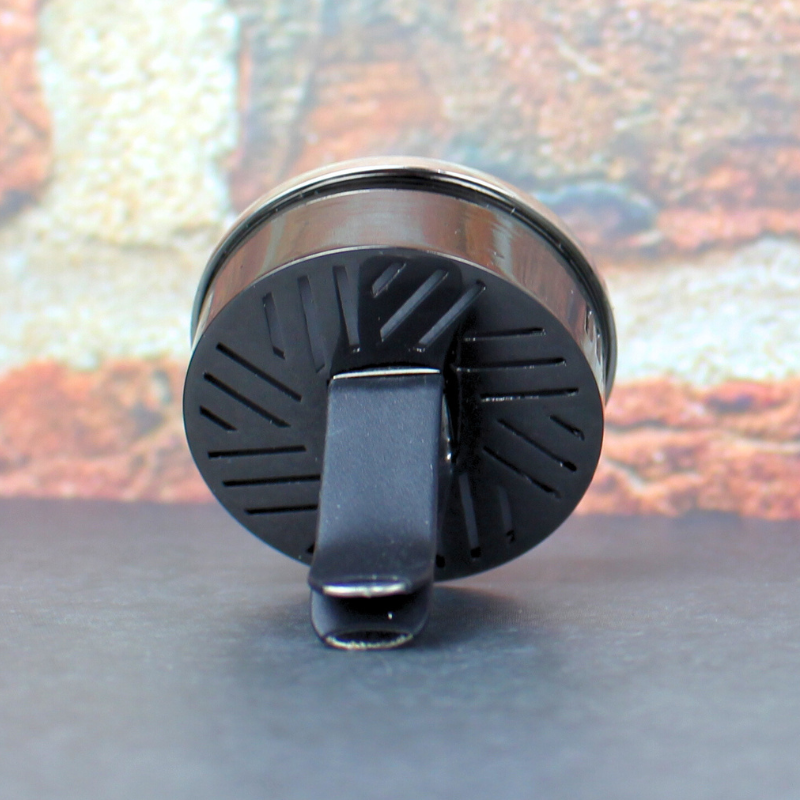 Sea salt and wood sage scented car air freshener.