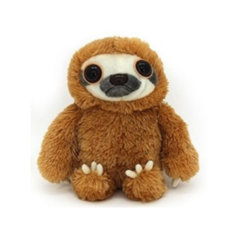 Adorable Sloth Plush Soft Toy - Perfect for Cuddles | 28cm Tall. Displayed on white background.