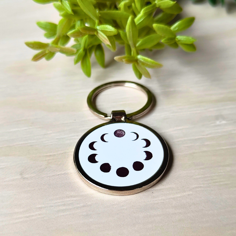 Moon Phases Keyring