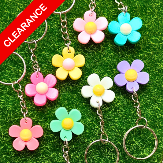 PVC Flower Keyring