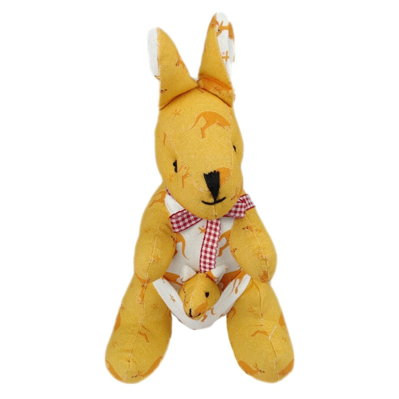 Discover our collection of handmade Organic and Eco-Friendly Stuffed Kangaroo Toys.