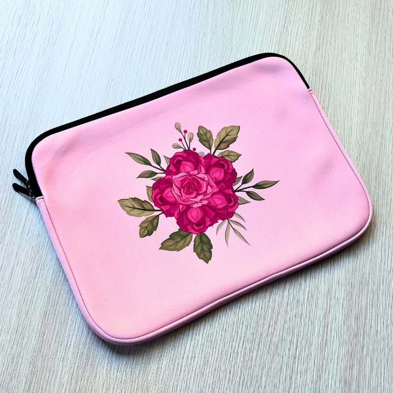 Laptop Sleeve - Pink Rose
