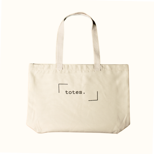Wide Tote Bag - Totes