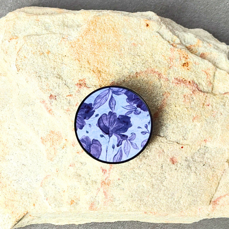 Phone Grip - Purple Florals