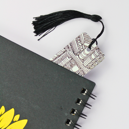 Metal Bookmark - Bookshelf