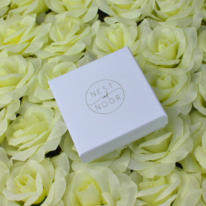 Free Nest and Noor branded white gift box with every Charm bracelet purchased!