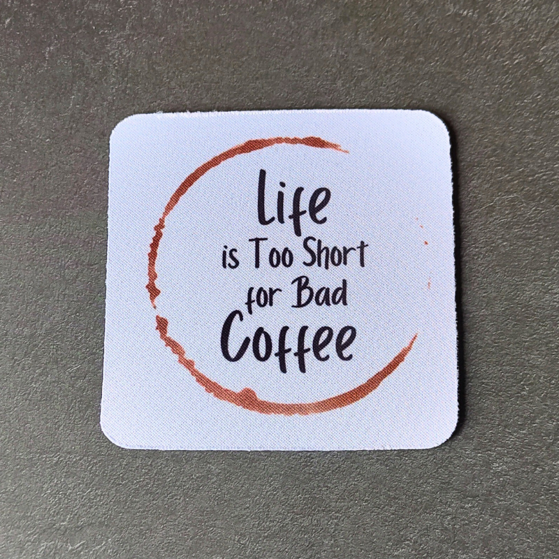 Square Coaster - Bad Coffee