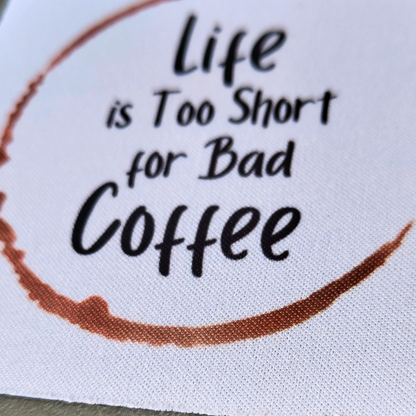 Square Coaster - Bad Coffee