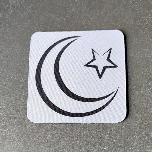 Square Coaster - Moon and Star
