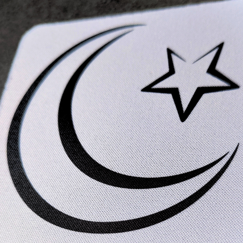 Square Coaster - Moon and Star