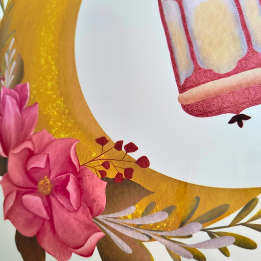 Lge Metal Sign - Lantern