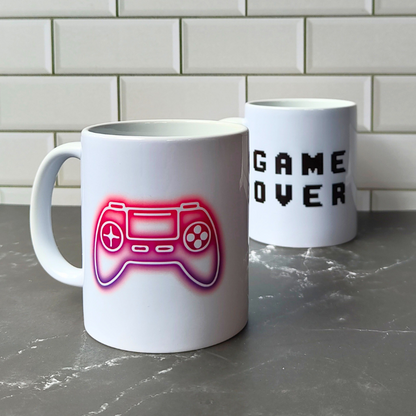 Gaming printed mugs for gamers. Made in Australia.