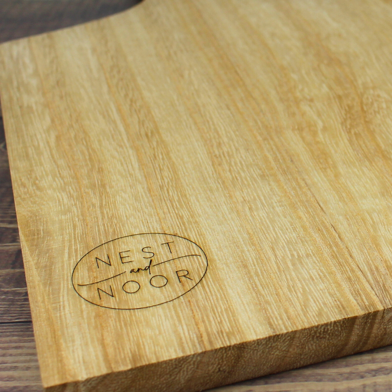 Nest and Noor engraved branded Islamic wooden home decor.