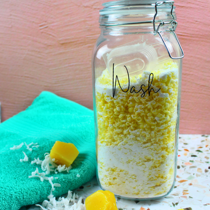 Refillable Glass Laundry Container 'Wash'