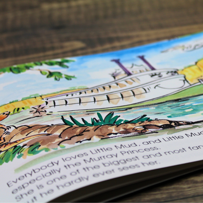 Little Mud and The Princess: An Australian Murray River Children's Book, the Murray Princess