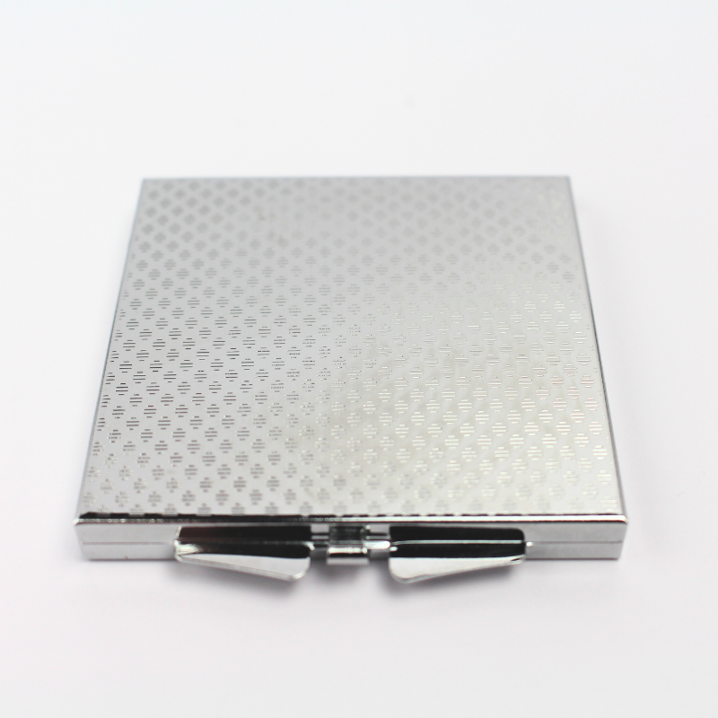 Folding Travel Mirror | Portable Mirror | Chrome Finish Mirror | Double Mirror | Small Handheld Mirror Compact | Mirror For Purse