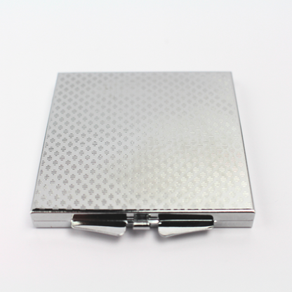 Folding Travel Mirror | Portable Mirror | Chrome Finish Mirror | Double Mirror | Small Handheld Mirror Compact | Mirror For Purse