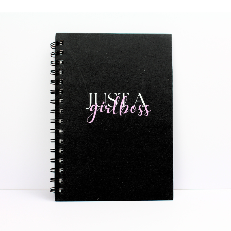 A5 Notebook | Just a Girl Boss | Journal | Diary