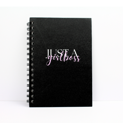 A5 Notebook | Just a Girl Boss | Journal | Diary