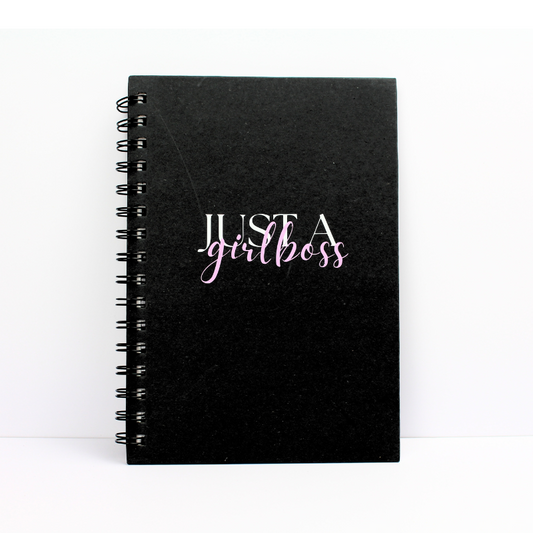 A5 Notebook | Just a Girl Boss | Journal | Diary