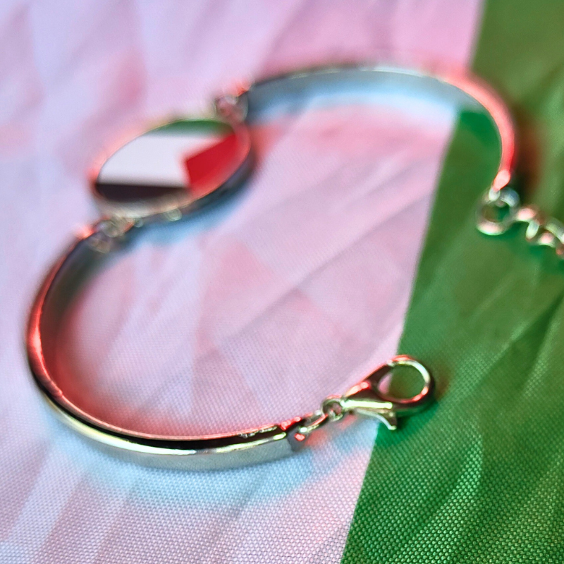 Palestine flag bracelet to raise charity in Gaza through Human Appeal Australia.