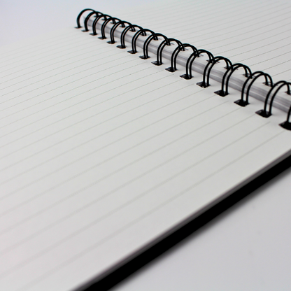 A5 Notebook | Kraft Black | Simple Notebook | Journal | Diary | Lined pages