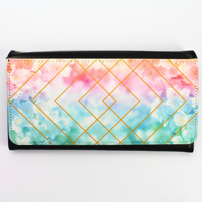 Women's Purse | Clutch | Wallet | Geometric | Bright | Gifts for Mum