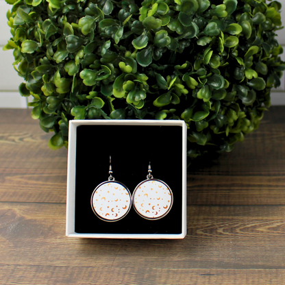Round Earrings - Moons & Stars
