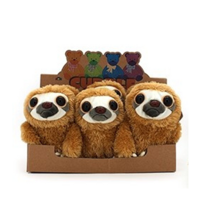 Adorable Sloth Plush Soft Toy - Perfect for Cuddles | 28cm Tall. In the display box.