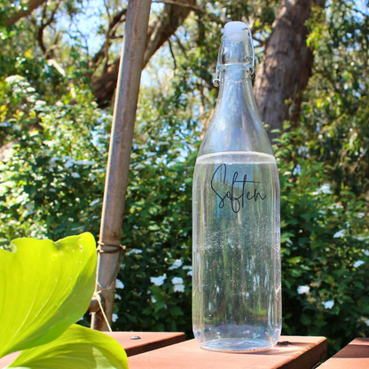 Refillable Glass Laundry Container 'Soften'