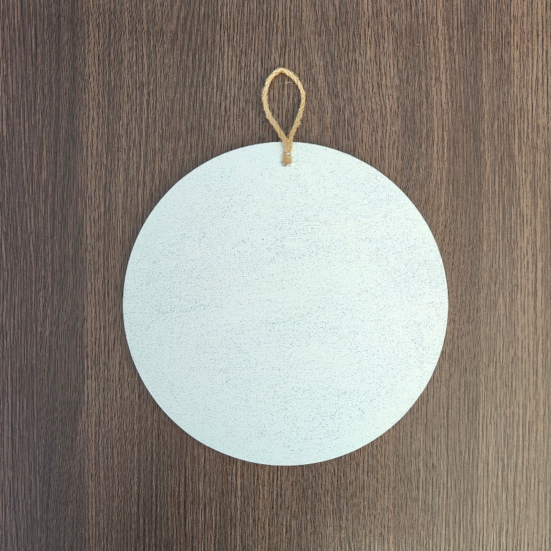 Stone-finish hanging sign back