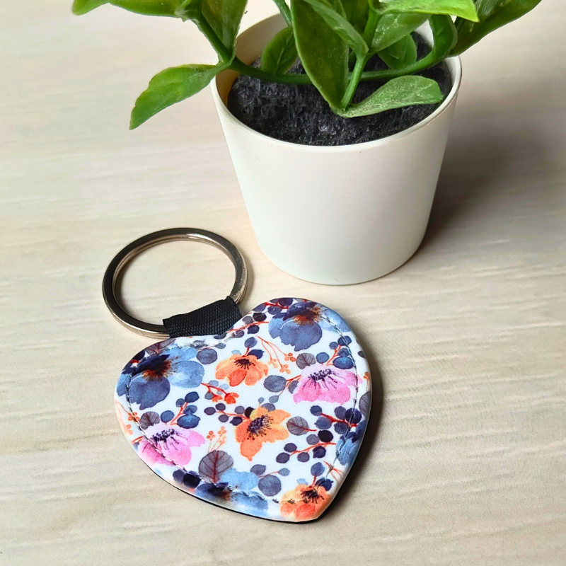 Mixed Florals Keyring