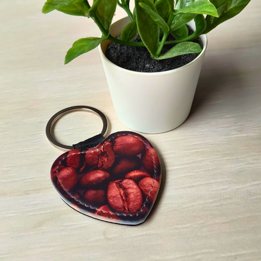 Coffee Beans Keyring