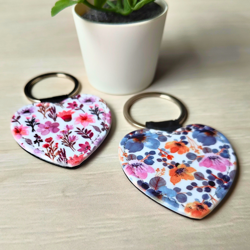 Mixed Florals Keyring