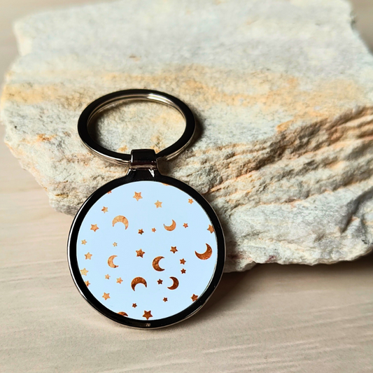Moons & Stars Keyring