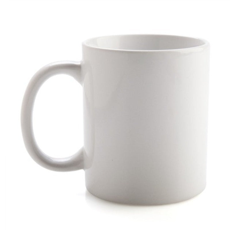Celebrate Dad's uniqueness with our "Father Definition" Coffee Mug. Back of mug on plain white background.