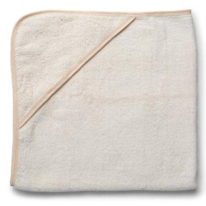 Wrap your baby in pure comfort with our Premium Hooded Baby Bath Towel. Folded on white background.
